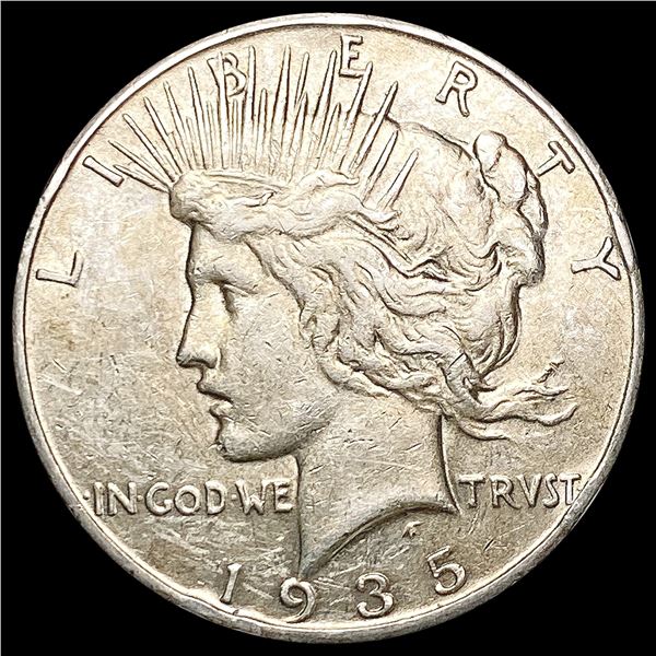 1935-S Silver Peace Dollar CLOSELY UNCIRCULATED