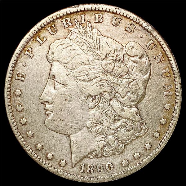 1890 CC Morgan Silver Dollar NEARLY UNCIRCULATED