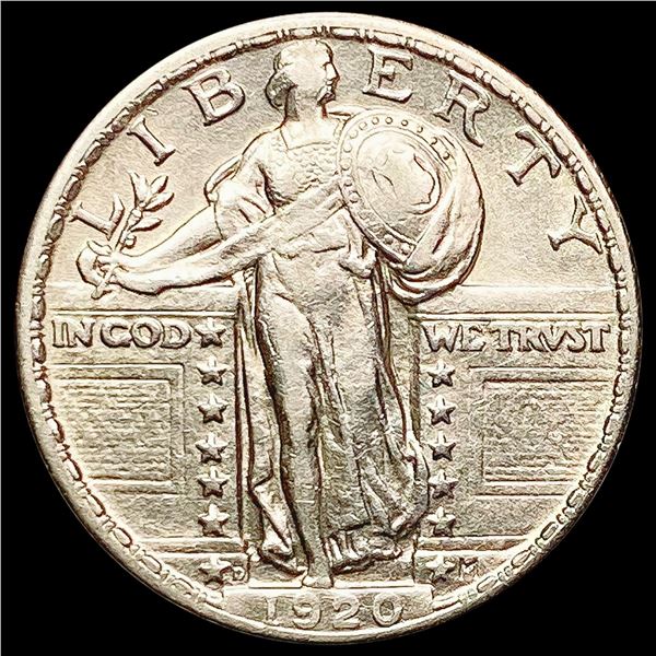 1920 D Standing Liberty Quarter CHOICE AU