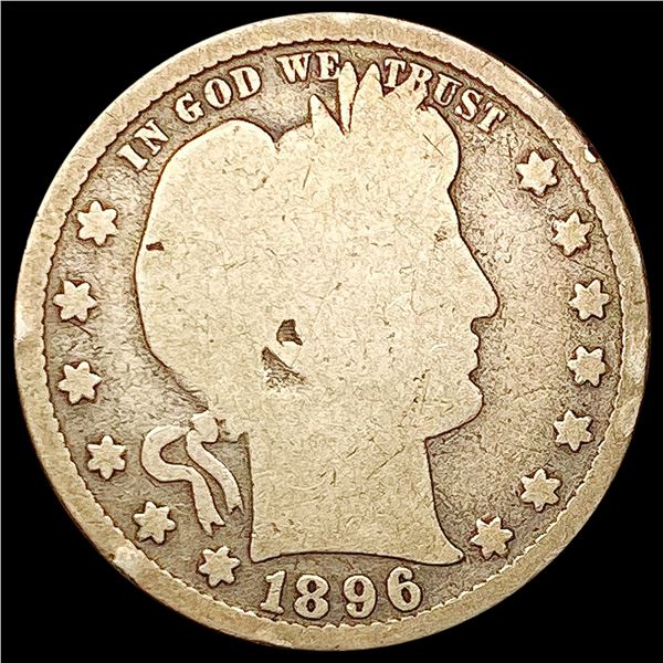 1896 S Barber Quarter LIGHTLY CIRCULATED