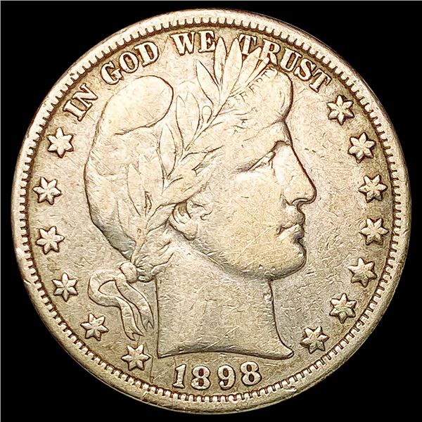 1898 O Barber Half Dollar LIGHTLY CIRCULATED