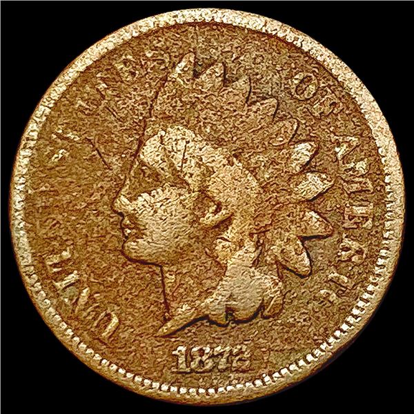 1872 Indian Head Cent NICELY CIRCULATED