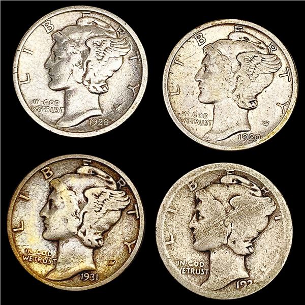 1920-1931 [4] Mercury Dime HIGH GRADE