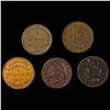 Image 1 : 1863 Varied Civil War Tokens Lot [5 Coins] HIGH GRADE
