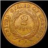 Image 2 : 1867 Two Cent Piece CLOSELY UNCIRCULATED