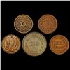 Image 2 : 1863 Varied Civil War Tokens Lot [5 Coins] HIGH GRADE