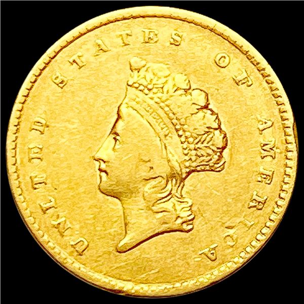 1854 Rare Gold Dollar LIGHTLY CIRCULATED