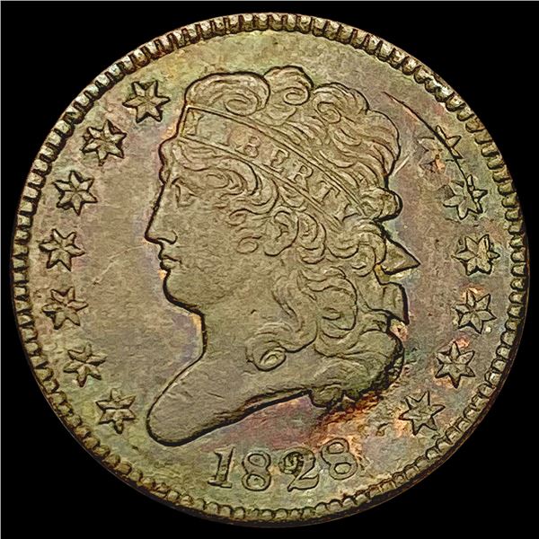 1828 Classic Head Half Cent CLOSELY UNCIRCULATED