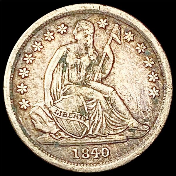 1840-O Seated Liberty Dime LIGHTLY CIRCULATED