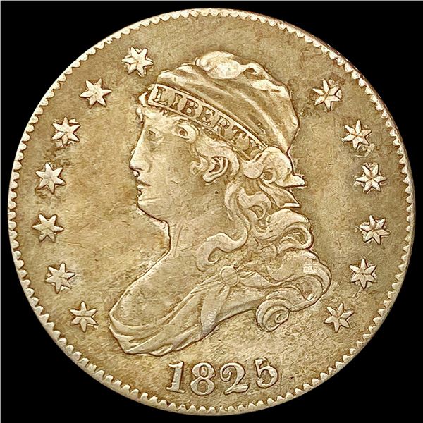 1825 Capped Bust Quarter LIGHTLY CIRCULATED