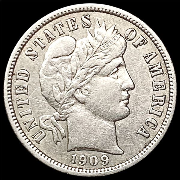 1909 Barber Dime CHOICE AU