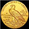 Image 2 : 1909 $2.50 Gold Quarter Eagle CLOSELY UNCIRCULATED