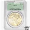 1923 Silver Peace Dollar PCGS MS64