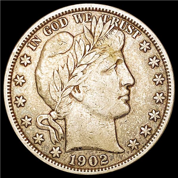 1902 S Barber Half Dollar NEARLY UNCIRCULATED