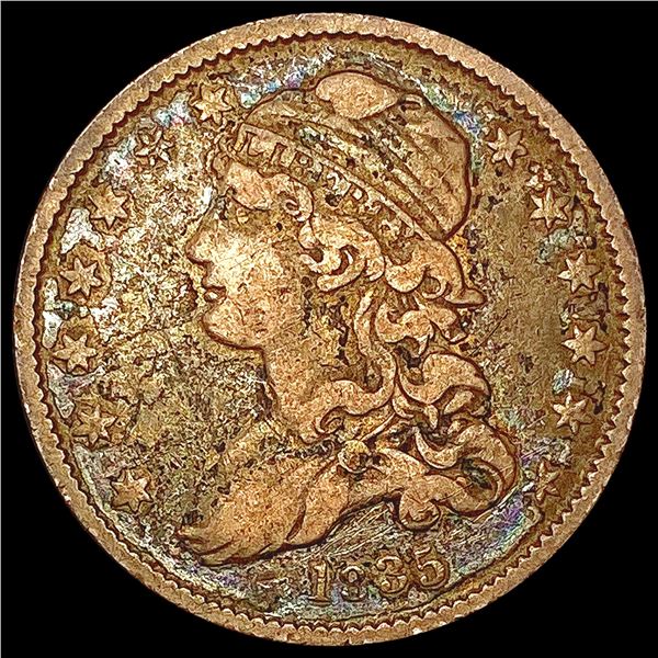 1835 Capped Bust Quarter NICELY CIRCULATED