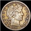 Image 1 : 1911-D Barber Quarter LIGHTLY CIRCULATED