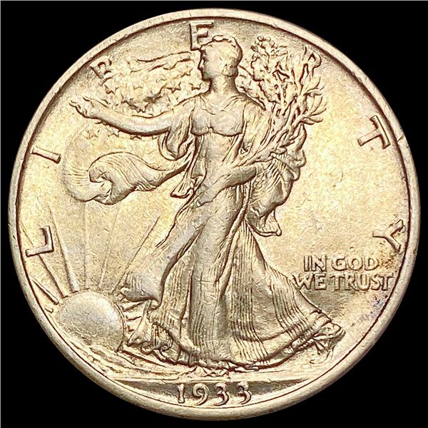 1933-S Walking Liberty Half Dollar CLOSELY UNCIRCULATED