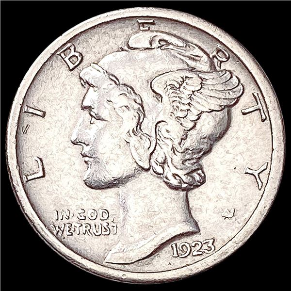 1923-S Mercury Dime CLOSELY UNCIRCULATED