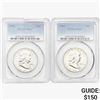 [2]1962 Franklin Half Dollar PCGS PR67