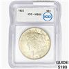 Image 1 : 1922 Silver Peace Dollar ICG MS65