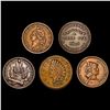 Image 1 : 1863 [5] Civil War Token Lot HIGH GRADE