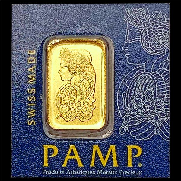Pamp Suisse 1g Gold UNCIRCULATED