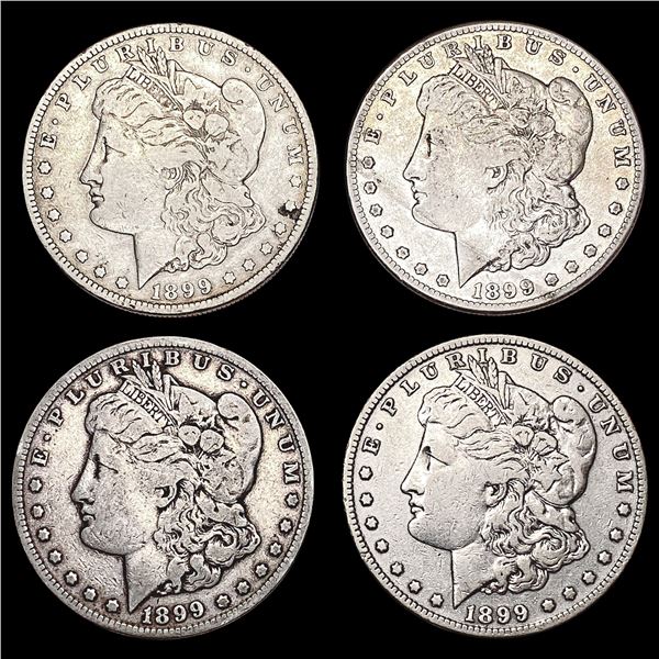 1899-S [4] Morgan Silver Dollar NICELY CIRCULATED