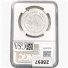 Image 2 : 1983Mo 1oz. Silver Mexicanos Onza NGC MS66