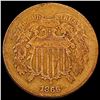 Image 1 : 1866 Two Cent Piece LIGHTLY CIRCULATED
