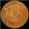 Image 2 : 1866 Two Cent Piece LIGHTLY CIRCULATED