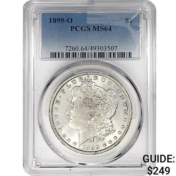 1899-O Morgan Silver Dollar PCGS MS64