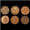 Image 1 : 1863 [6] Civil War Token Lot HIGH GRADE