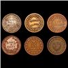 Image 2 : 1863 [6] Civil War Token Lot HIGH GRADE
