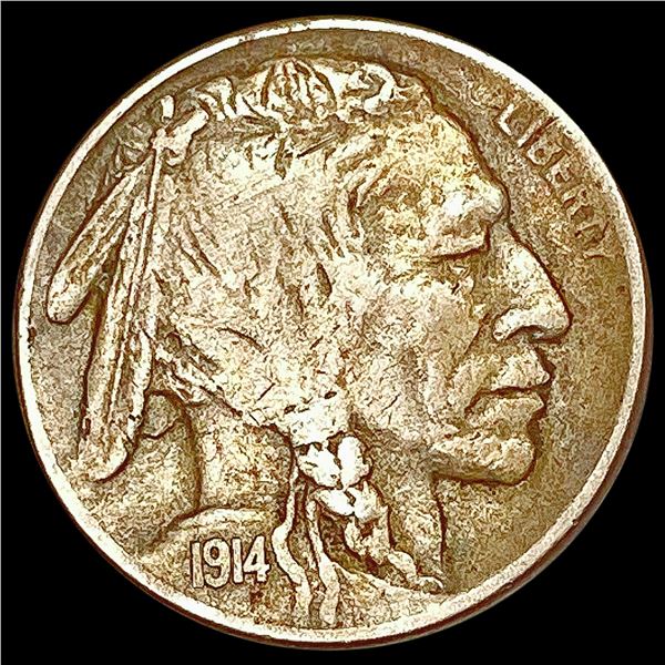 1914 S Buffalo Nickel NEARLY UNCIRCULATED