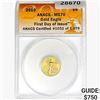 Image 1 : 2010 US 1/10oz. Gold $5 Eagle ANACS MS70 FDI