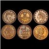 Image 1 : 1863 [6] Civil War Token Lot HIGH GRADE