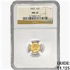 Image 1 : 1852 Rare Gold Dollar NGC MS62