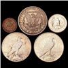 Image 2 : 1901-1935 [5] U.S. Type Coins HIGH GRADE