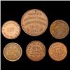 Image 2 : 1835-1863 [6] Civil War Token Lot HIGH GRADE