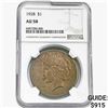 Image 1 : 1928 Silver Peace Dollar NGC AU58