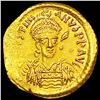 Image 1 : 565 AD .15oz Gold Byzantine Justinian  CLOSELY UNCIRCULATED