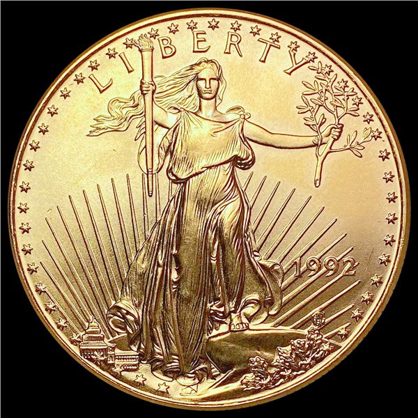 1992 1oz Gold $50 Eagle SUPERB GEM BU