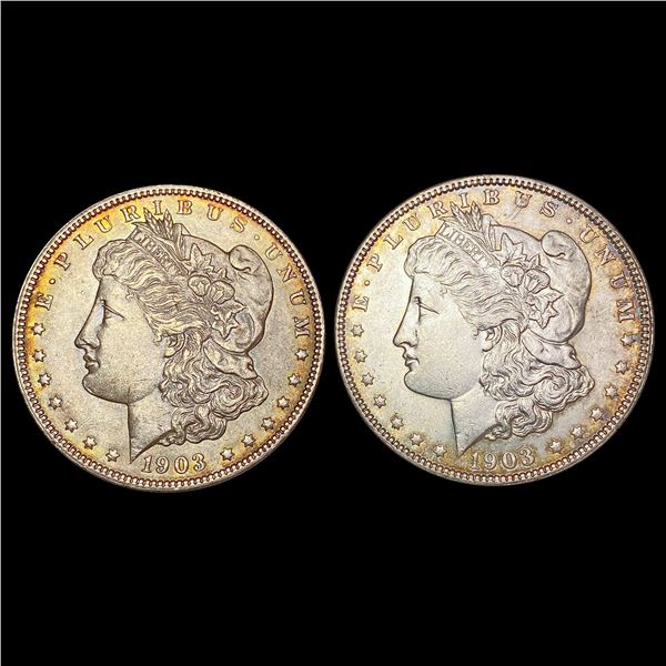 [2] 1903 Morgan Silver Dollar CLOSELY UNCIRCULATED