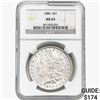Image 1 : 1886 Morgan Silver Dollar NGC MS63
