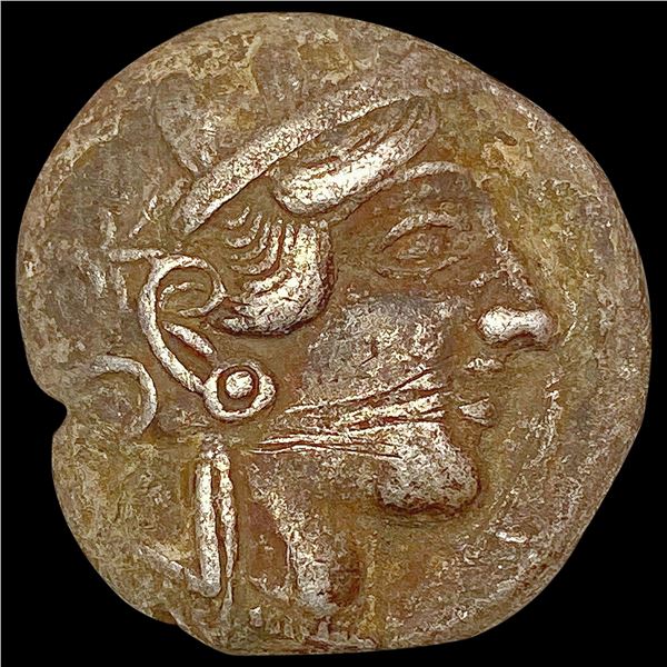 ND Ancient Silver Greek Athena LIGHTLY CIRCULATED