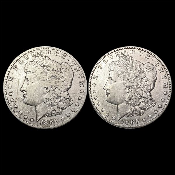 [2] 1886-S Morgan Silver Dollar CLOSELY UNCIRCULATED