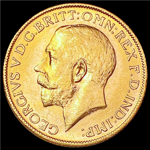1912 .2355oz Gold G.Britain Sovereign UNCIRCULATED