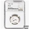 Image 1 : 1950 Washington Silver Quarter NGC PF67