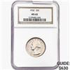 Image 1 : 1932 Washington Silver Quarter NGC MS65