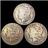 Image 1 : [3] 1894-1899 Morgan Silver Dollar NICELY CIRCULATED